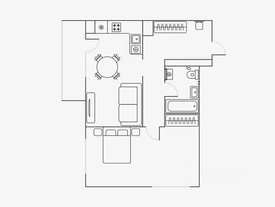 2-к кв. Липецкая область, Липецк ул. М.И. Неделина, 4Д (52.0 м) - Фото 2