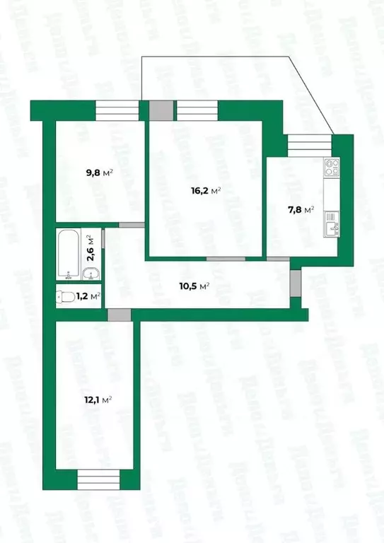 3-к кв. Кировская область, Киров ул. Маклина, 63 (60.2 м) - Фото 0