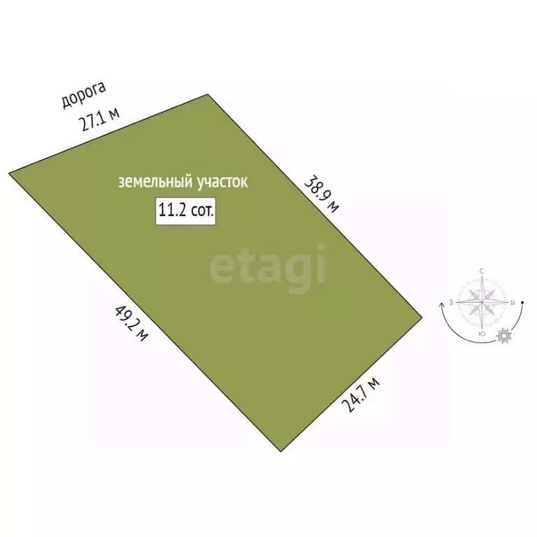 Участок в Тюменская область, Тюменский муниципальный округ, с. ... - Фото 2