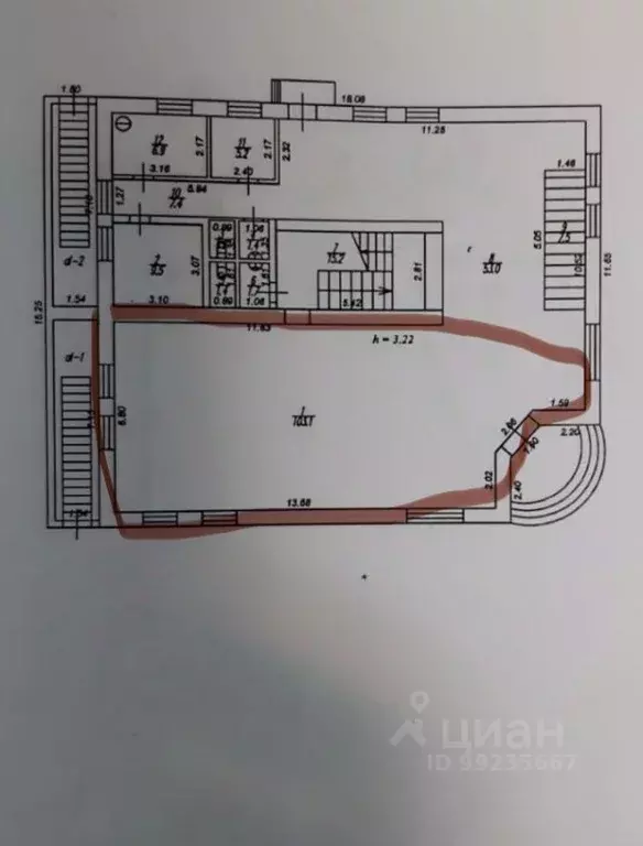 Помещение свободного назначения в Рязанская область, Сасово Южный мкр, ... - Фото 2