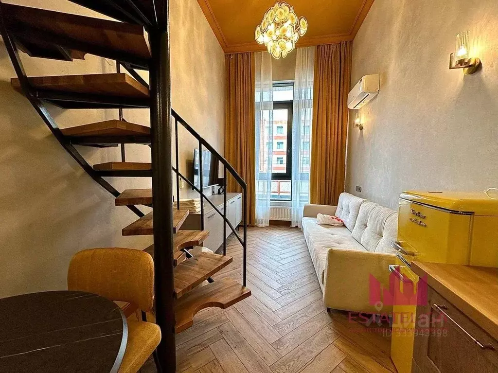 Студия Москва 1-я Магистральная ул., 25 (37.0 м) - Фото 1