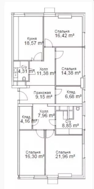 4-к кв. Москва ул. Василисы Кожиной, 13 (140.12 м) - Фото 0