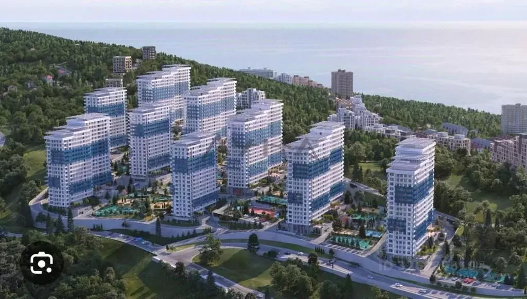 Студия Краснодарский край, Сочи Бытха мкр, ул. Ясногорская, 16/2к5 ... - Фото 1