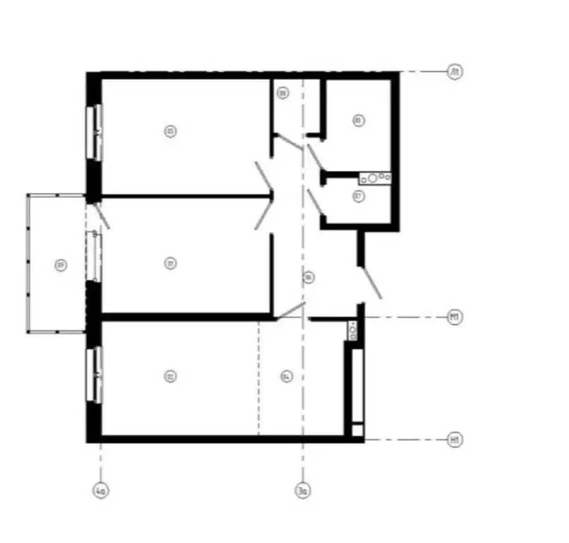 3-комнатная квартира: Казань, улица Павлюхина (67.77 м) - Фото 1