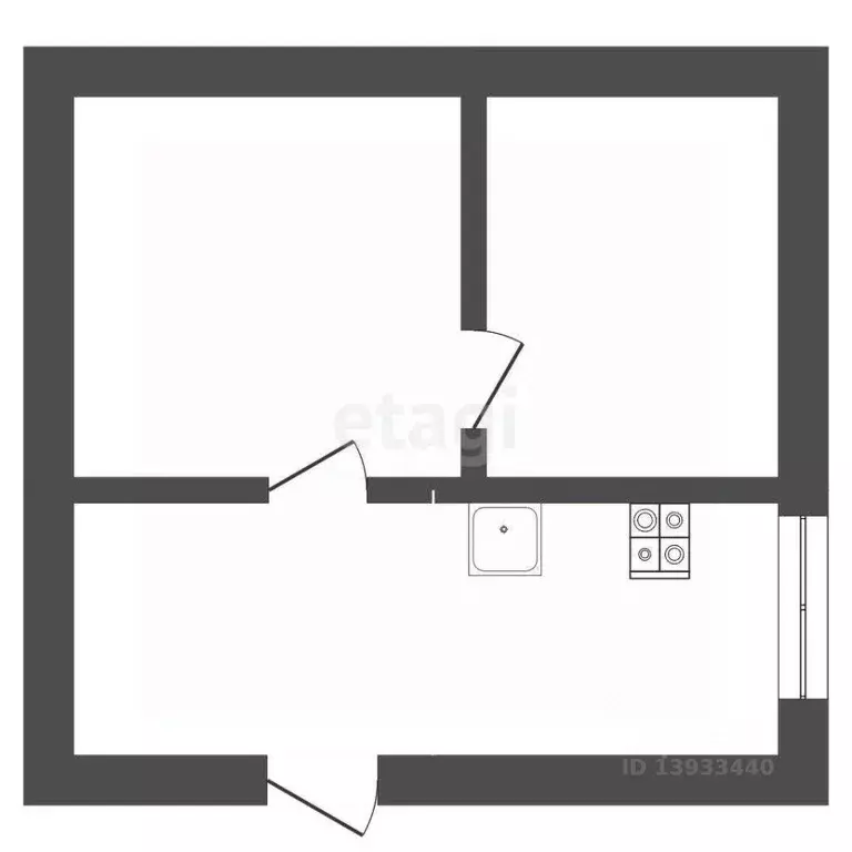 Дом в Тюменская область, Тюмень Надежда-2 СНТ, ул. Клубничная (36 м) - Фото 2