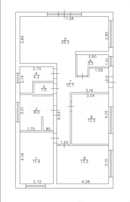 Коттедж 100 м на участке 6,4 сот. - Фото 0