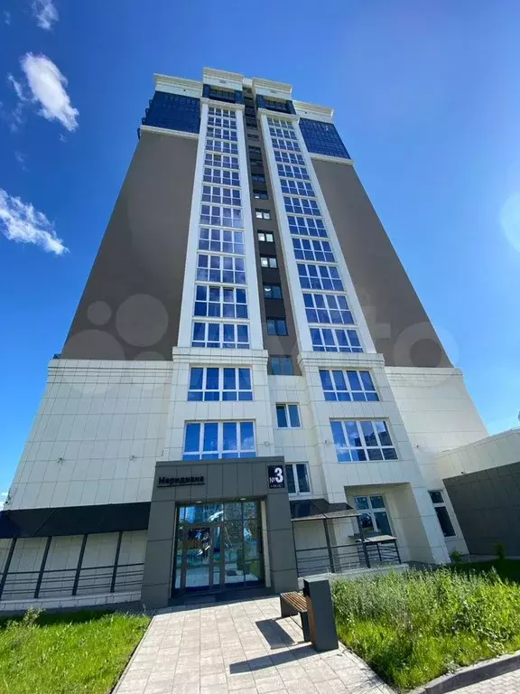 1-к. квартира, 43,8 м, 2/17 эт. - Фото 1
