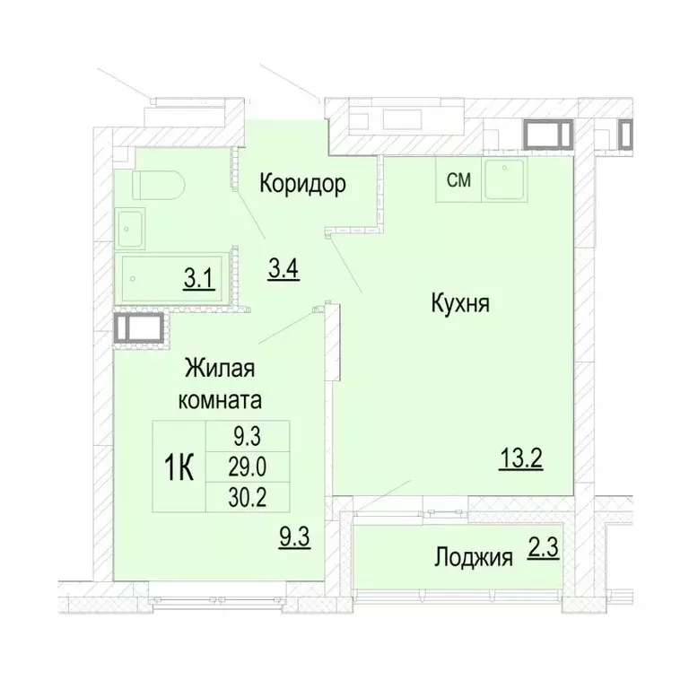 1-к кв. Нижегородская область, Нижний Новгород Новая Кузнечиха жилой ... - Фото 0