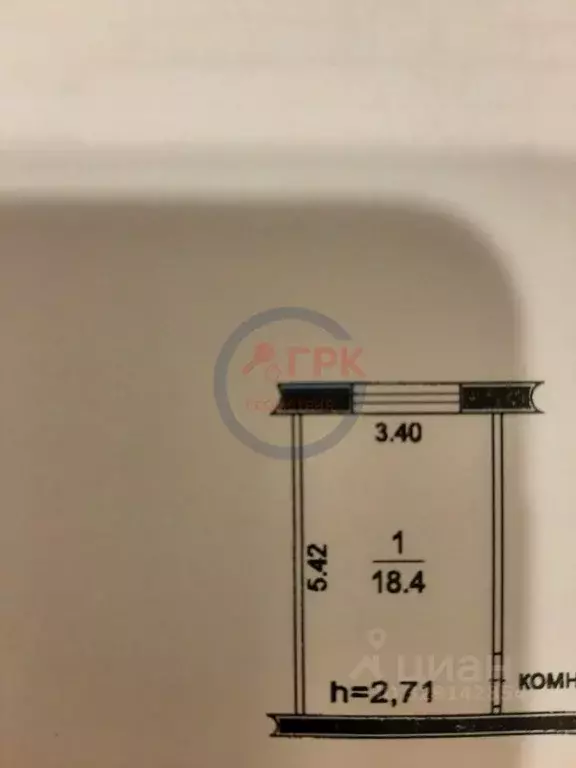 Комната Московская область, Люберцы городской округ, Красково пгт ул. ... - Фото 2