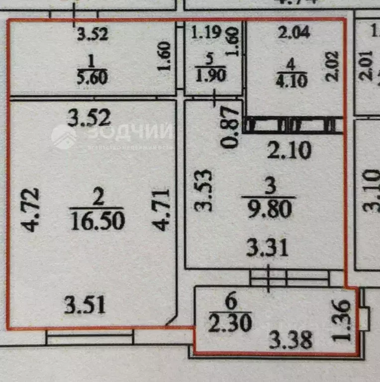 1-к кв. Чувашия, Чебоксары ул. П.В. Дементьева, 4к1 (42.97 м) - Фото 1