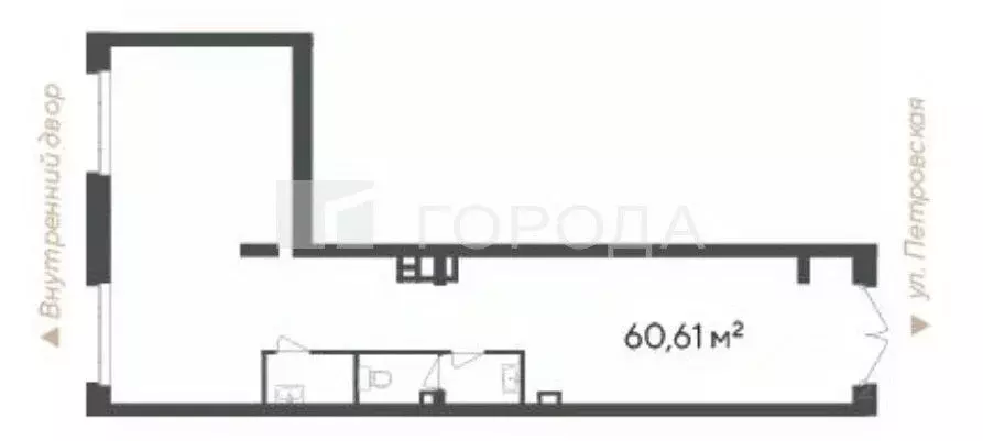 Офис в Новосибирская область, Новосибирск Кедровая ул., 79 (61 м) - Фото 2