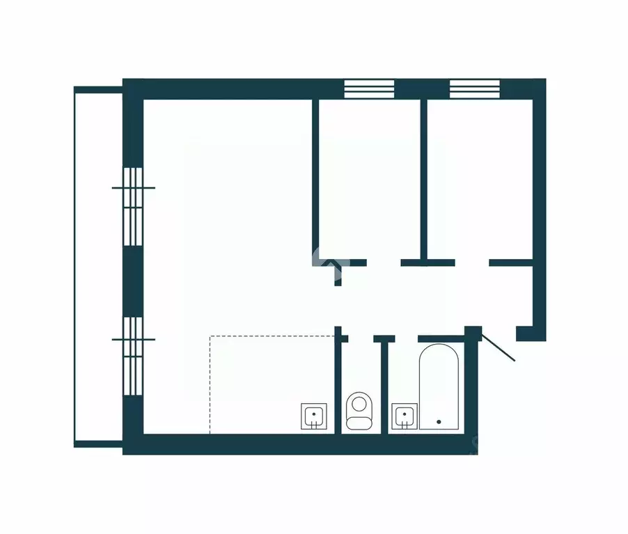 3-к кв. Новосибирская область, Новосибирск Северо-Чемской жилмассив, ... - Фото 2