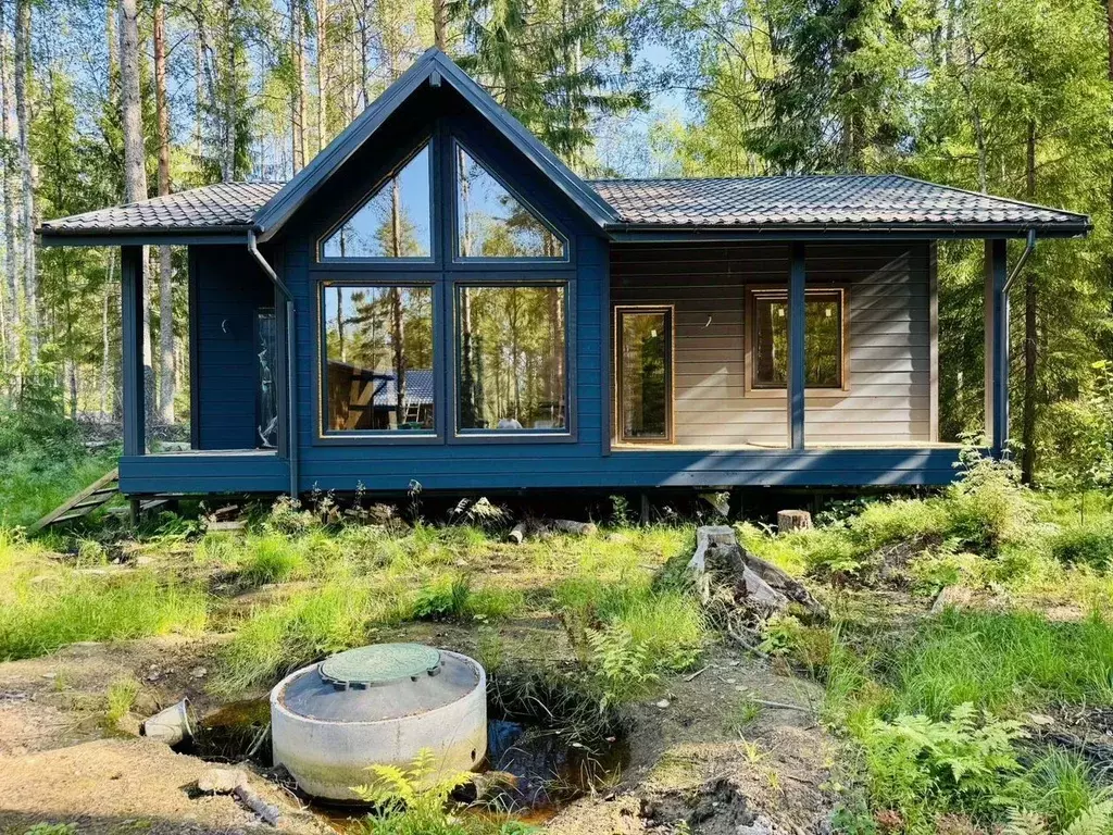 Дом в Ленинградская область, Приозерский район, Сосновское с/пос, д. ... - Фото 2