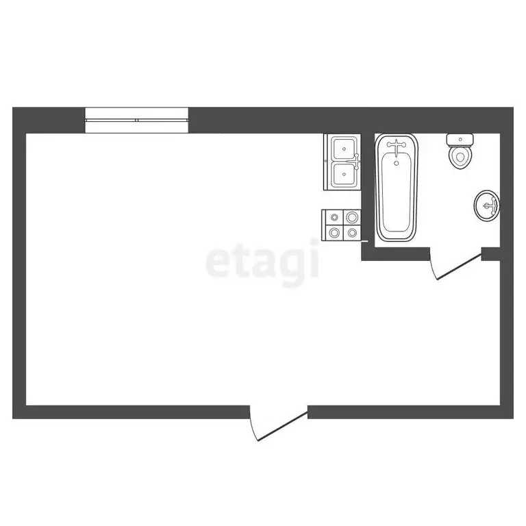 1-комнатная квартира: посёлок городского типа Нижний Бестях, ... - Фото 1