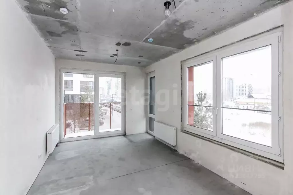 Студия Тюменская область, Тюмень ул. Газовиков, 38к2 (26.57 м) - Фото 1