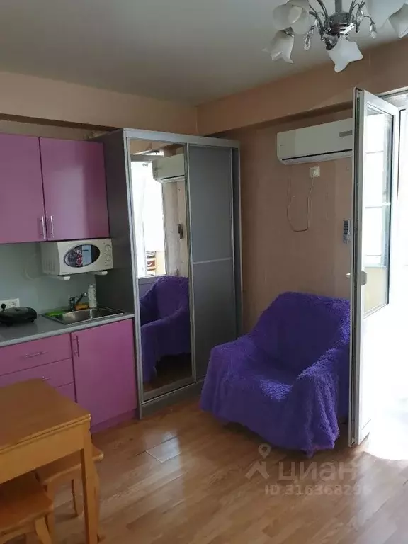 Студия Краснодарский край, Сочи ул. Верхняя Лысая Гора, 10/7 (19.8 м) - Фото 2