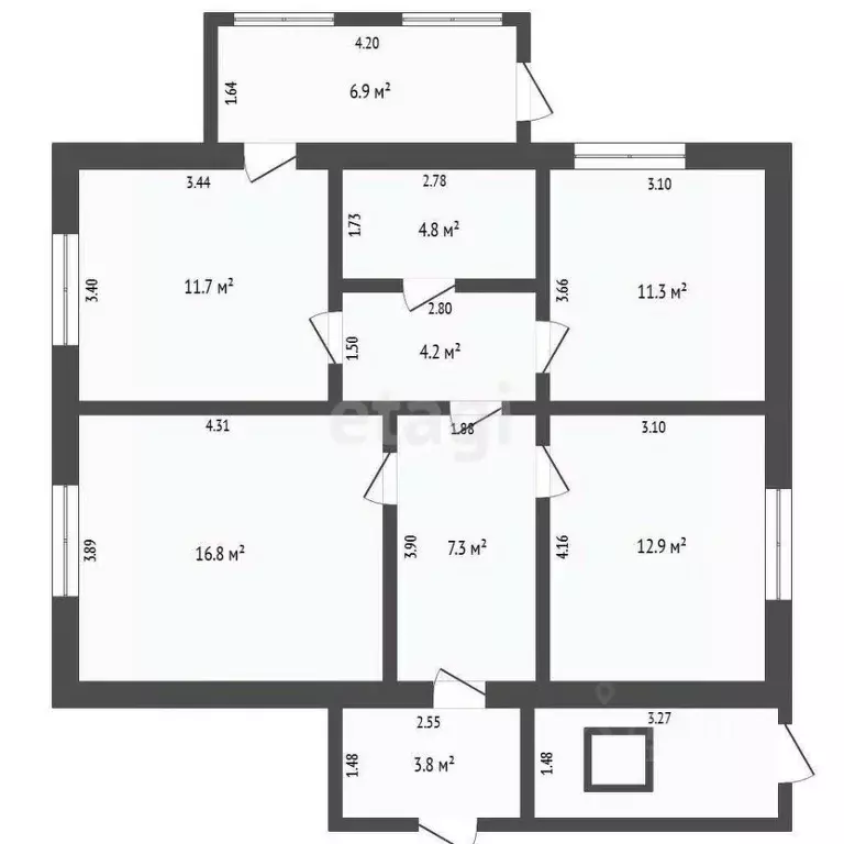 Дом в Свердловская область, Тугулым пгт ул. Комсомольская (92 м) - Фото 2
