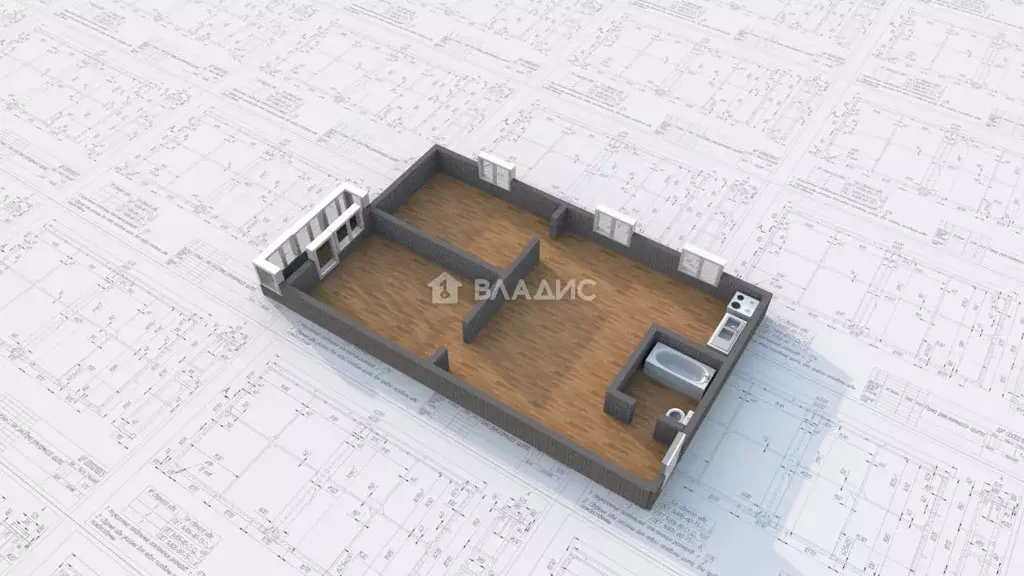 3-к кв. Иркутская область, Ангарск 10-й мкр, 37 (51.3 м) - Фото 2