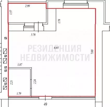 1-к кв. Самарская область, Новокуйбышевск ул. Свердлова, 17 (46.3 м) - Фото 1