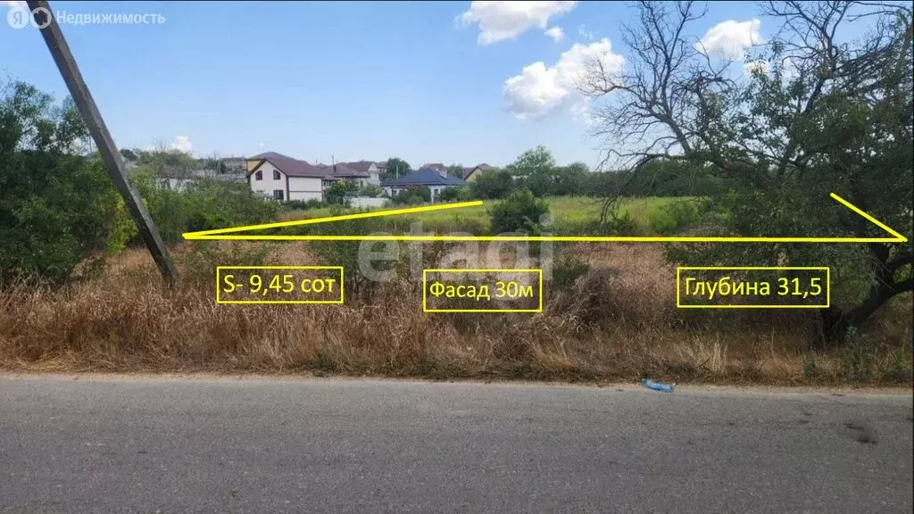 Участок в станица Гостагаевская, Западная улица (9.45 м) - Фото 1