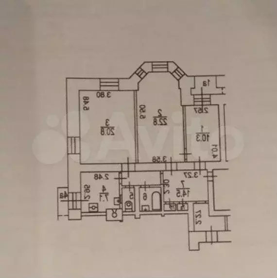 3-к. квартира, 90м, 7/12эт. - Фото 0