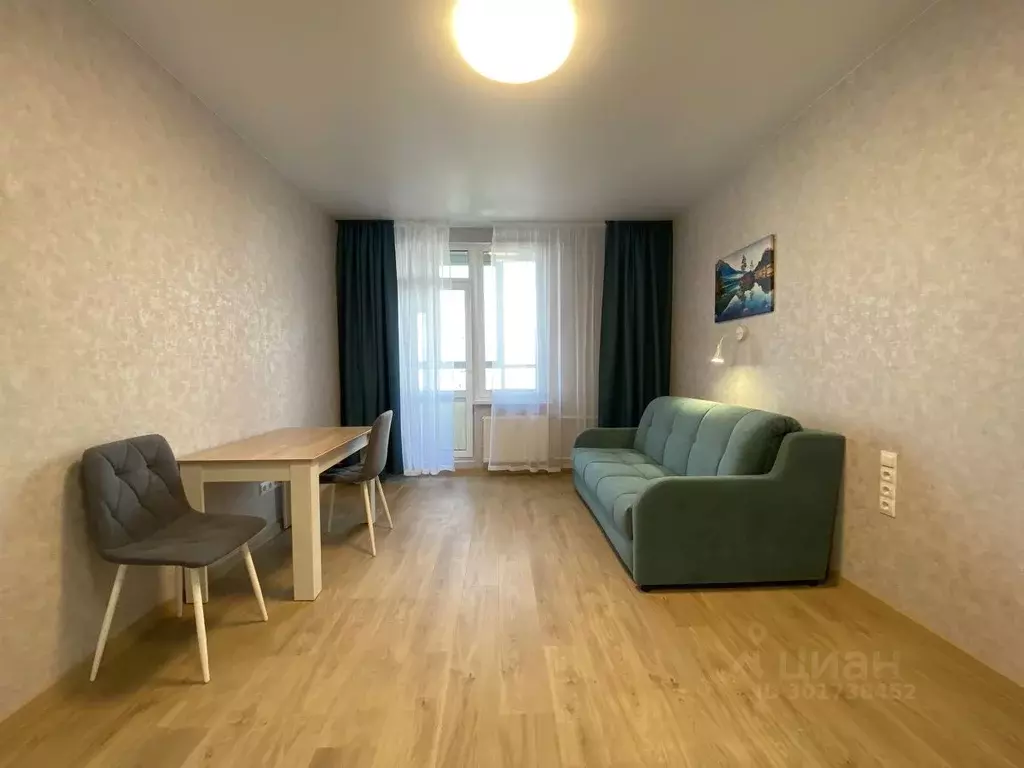 Студия Санкт-Петербург Богатырский просп., 2А (28.8 м) - Фото 1