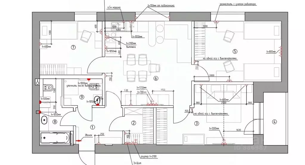 3-к кв. Москва д. Пучково, ул. Богородская, 7 (86.26 м) - Фото 2