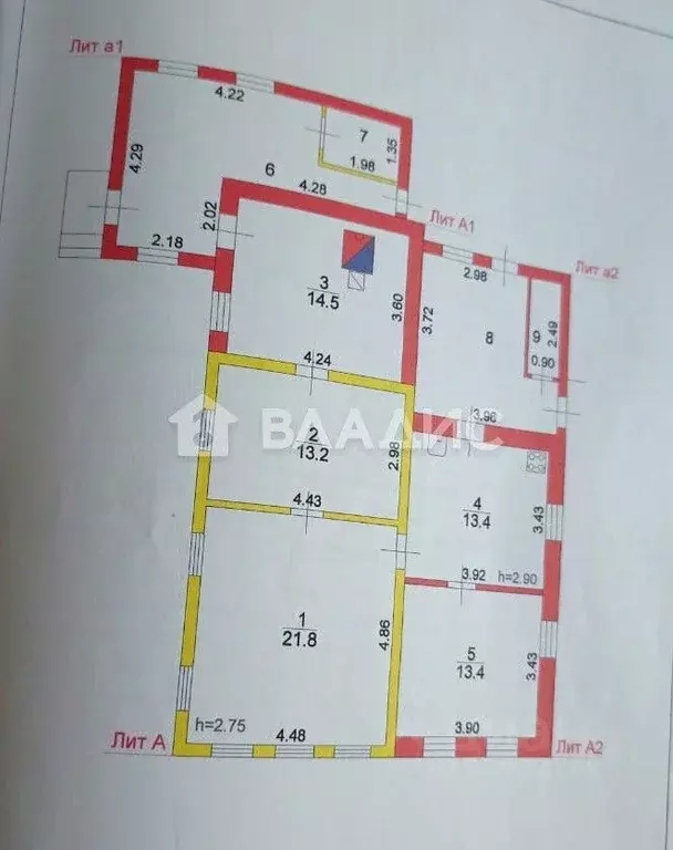 Дом в Пензенская область, Пензенский район, Засечный сельсовет, с. ... - Фото 2