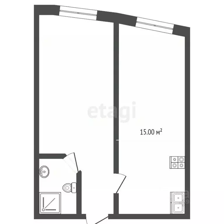 2-к кв. Крым, Ялта ул. Блюхера, 19 (72.0 м) - Фото 1