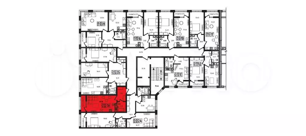 Квартира-студия, 31,4 м, 8/10 эт. - Фото 1