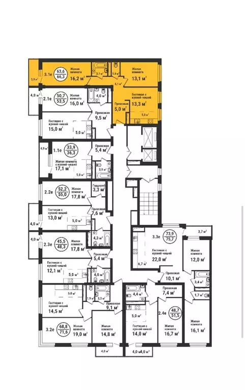 Продаётся 3-к квартира, 66.3 м - Фото 1