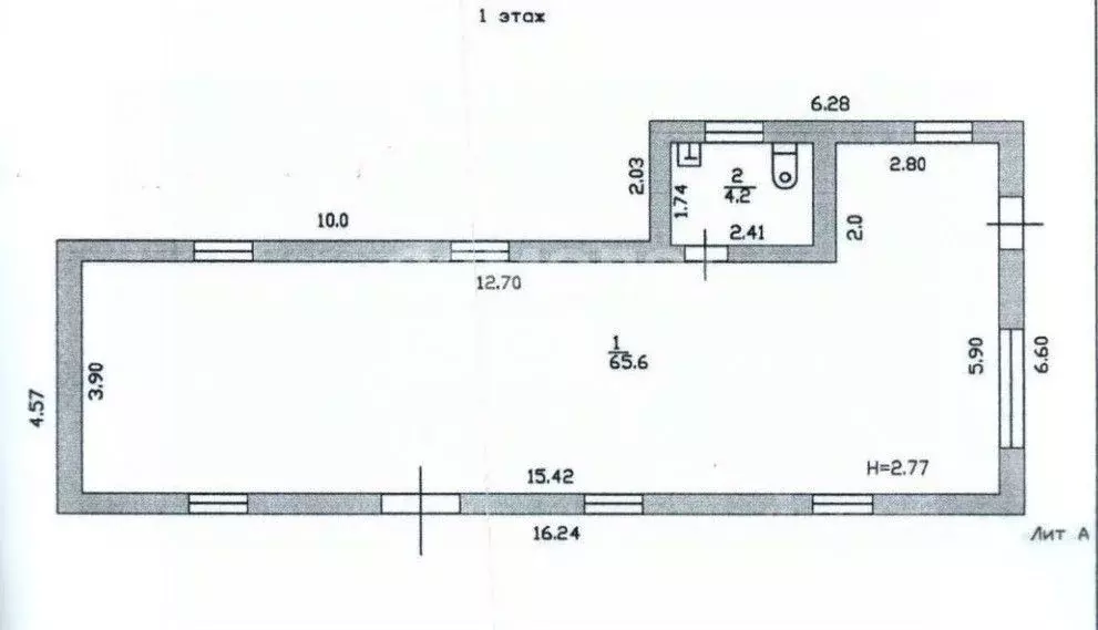 Торговая площадь в Московская область, Чехов Новосельская ул., 5/1 (87 ... - Фото 2