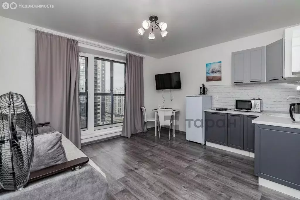 Квартира-студия: Челябинск, Телевизионная улица, 14Б (24.2 м) - Фото 1