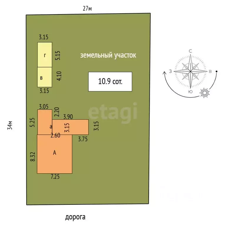 Дом в Крым, Советский район, с. Дмитровка ул. 30 лет Победы (63 м) - Фото 2