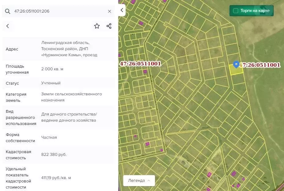 Участок в Ленинградская область, Тосненский район, Нурминское с/пос, ... - Фото 1