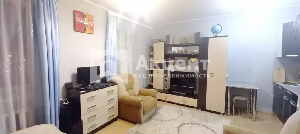 Студия Ивановская область, Иваново Новая Ильинка мкр, 4 (26.9 м) - Фото 2