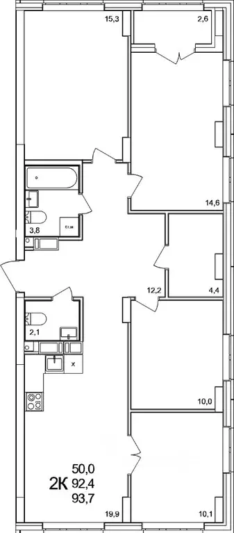 4-к кв. Нижегородская область, Нижний Новгород д. Анкудиновка, КМ ... - Фото 2