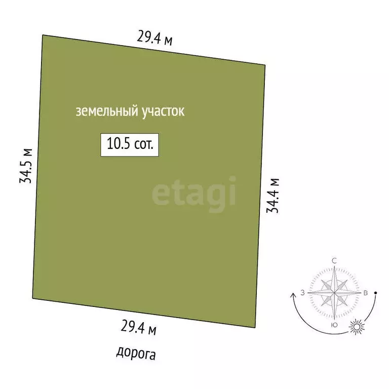 Участок в Тюменская область, Нижнетавдинский муниципальный округ, ТСН ... - Фото 0