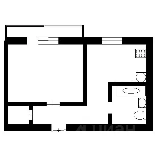 1-к кв. Хакасия, Саяногорск Саяногорск городской округ, ул. Юбилейная, ... - Фото 2