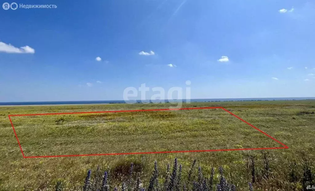 Участок в Черноморский район, село Окунёвка (105.3 м) - Фото 1