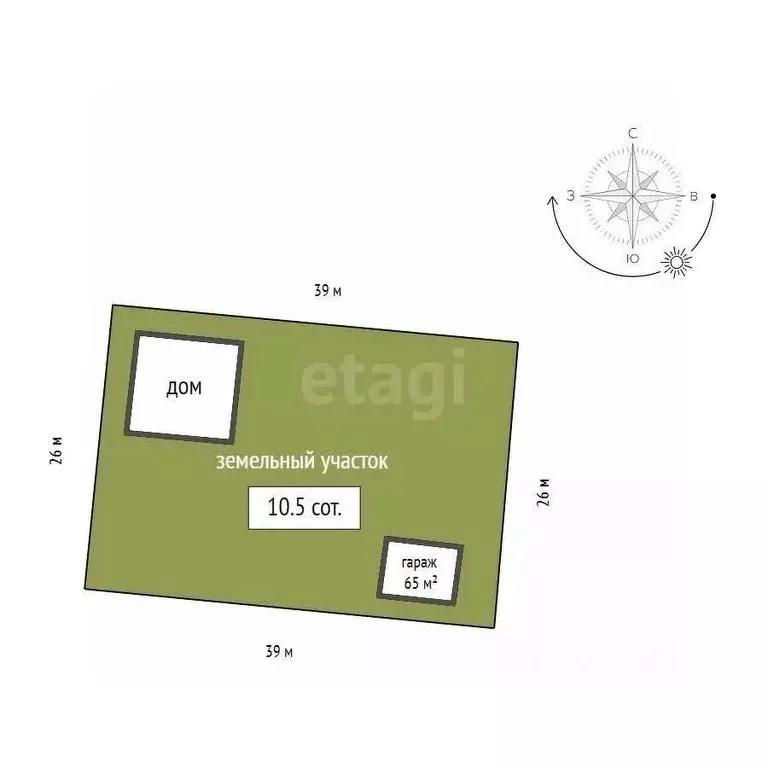 Дом в Красноярский край, Сосновоборский муниципальный округ, д. ... - Фото 2