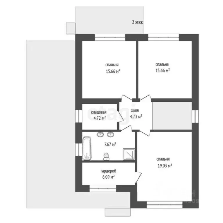 Дом в Мордовия, Саранск городской округ, Николаевка рп ул. Калашникова ... - Фото 2