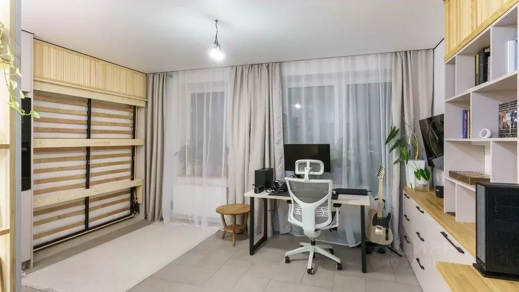 Студия Тюменская область, Тюмень ул. Газовиков, 34 (28.9 м) - Фото 1