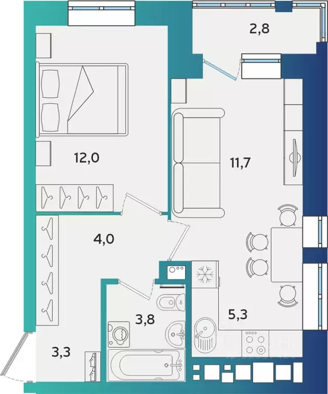 2-к кв. Удмуртия, Ижевск Культбаза жилрайон, 10-й мкр, Васнецово жилой ... - Фото 1