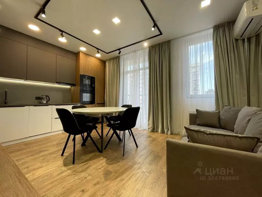 2-к кв. Краснодарский край, Сочи Завокзальный мкр, пер. Трунова, 6к1 ... - Фото 2