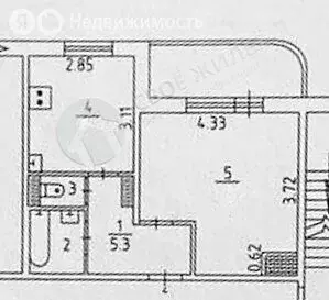 1-комнатная квартира: Гамово, улица 50 лет Октября, 21 (36.5 м) - Фото 1