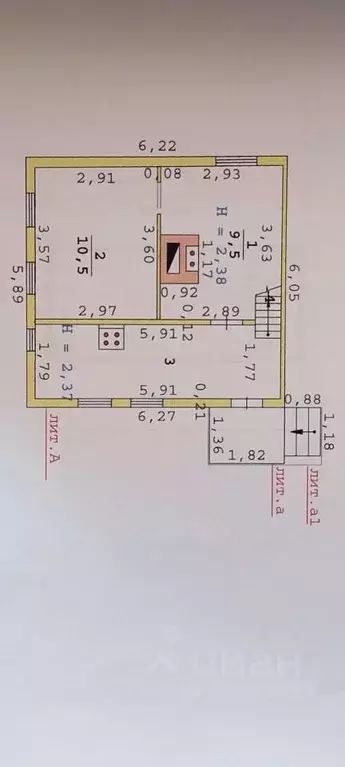 Дом в Свердловская область, Екатеринбург Визовец-5 СНТ, 163 (47 м) - Фото 2
