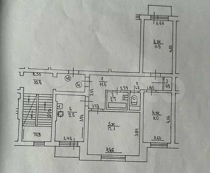 3-к. квартира, 67 м, 4/5 эт. - Фото 0