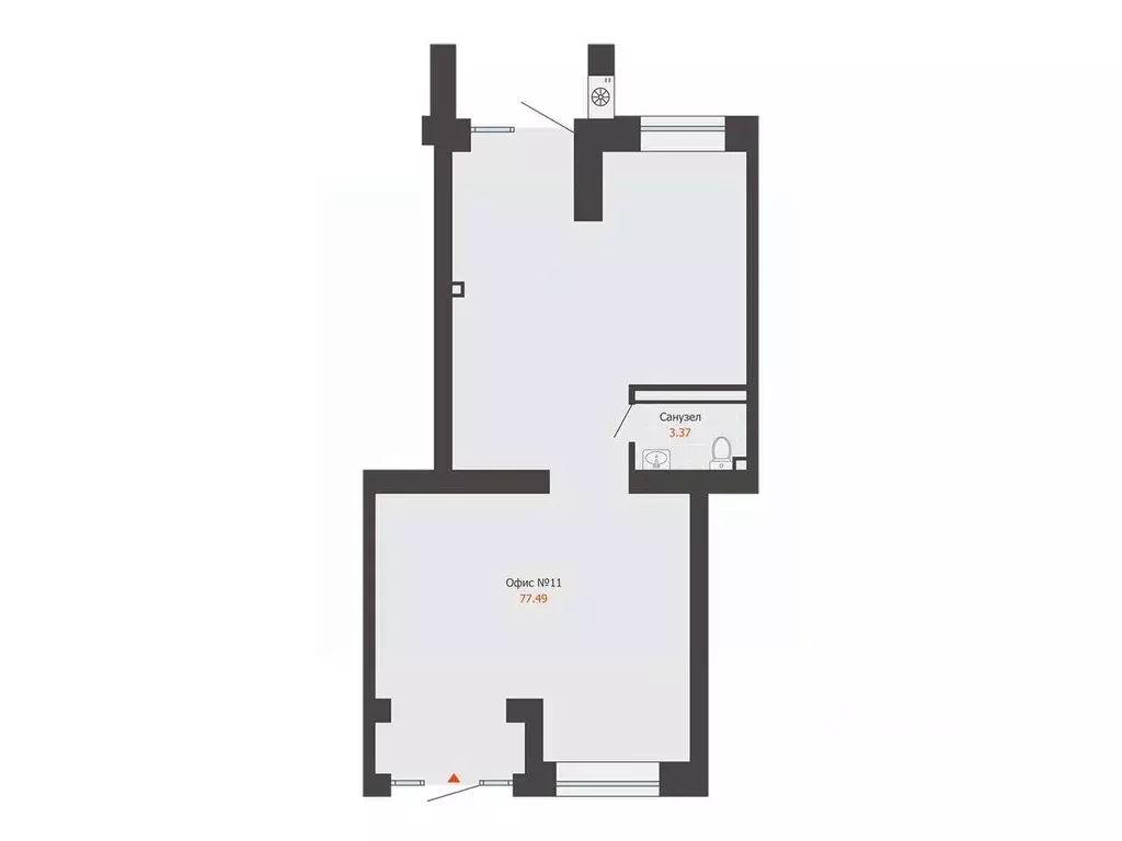 Помещение свободного назначения в Ульяновская область, Ульяновск ул. ... - Фото 1