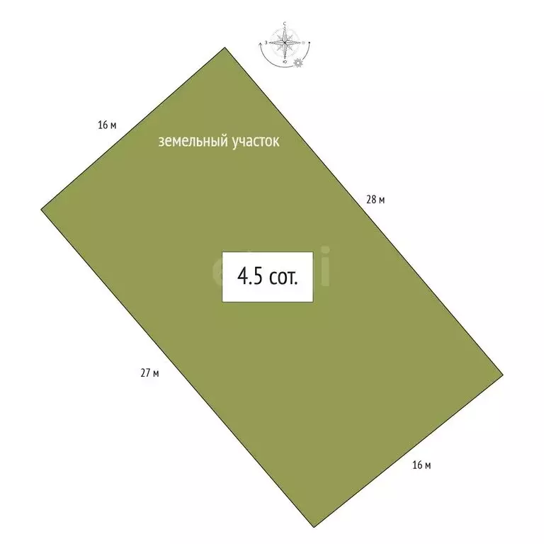 Участок в Бердск, СНТ Вега-3 (4.5 м) - Фото 1